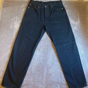 Levi's Black Straight Jeans Sleek‎ Design